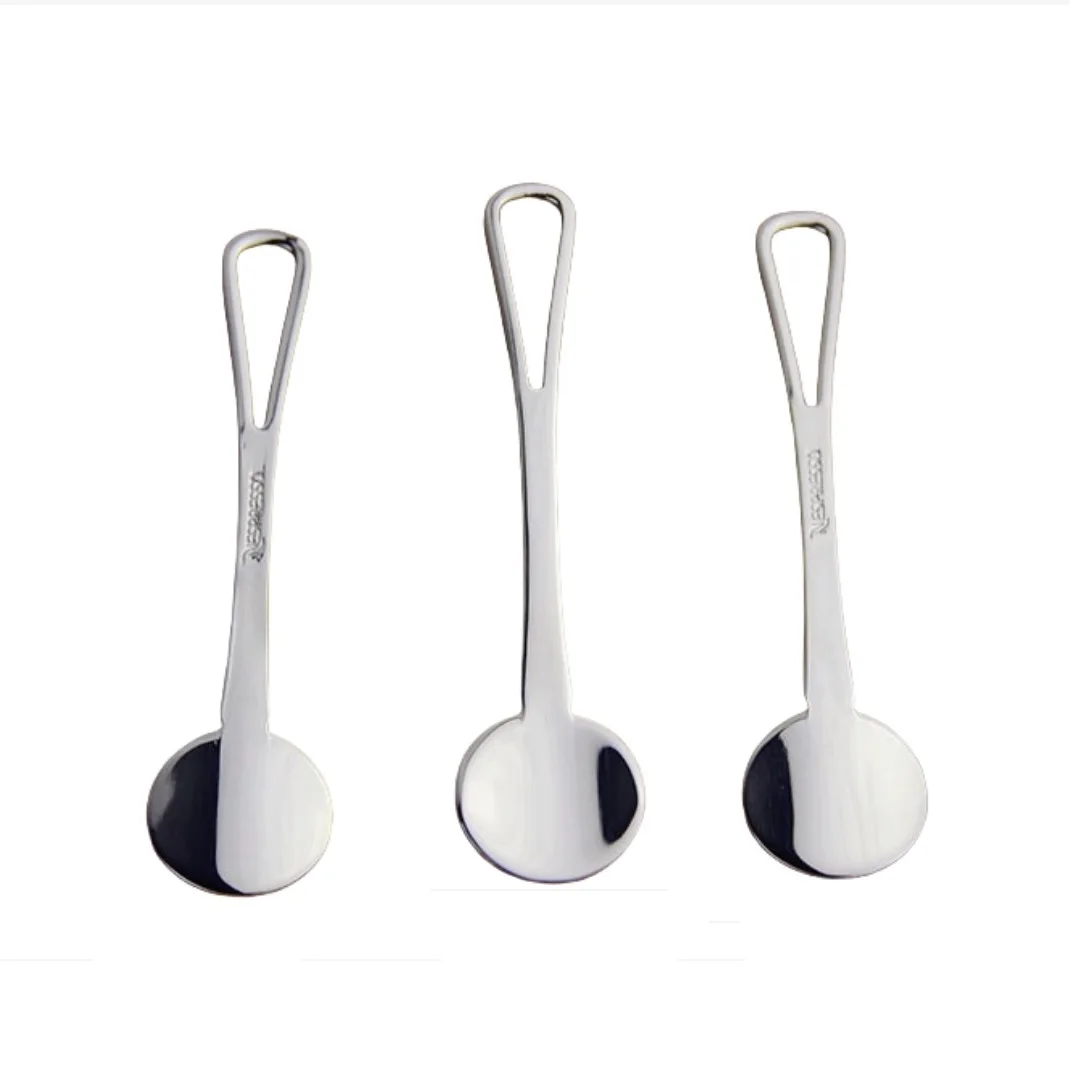 304 Stainless steel small round spoon, Short handle, Mixing spoon, Round head, Coffee spoon, Mug spoon, creative small spoon