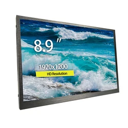 LESOWN 9in USB Type C & HDMI Monitor 1920x1200 IPS HD Compact Portable Monitor Laptop Extended Screen for Windows Mac PC Laptop