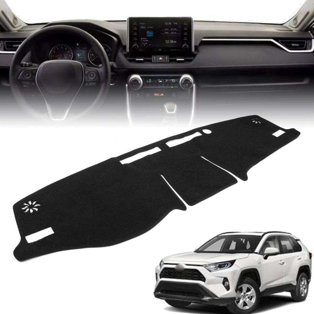 For Toyota RAV4 2019-2020 Car Dash Mat Dashboard Cover Dashmat LHD