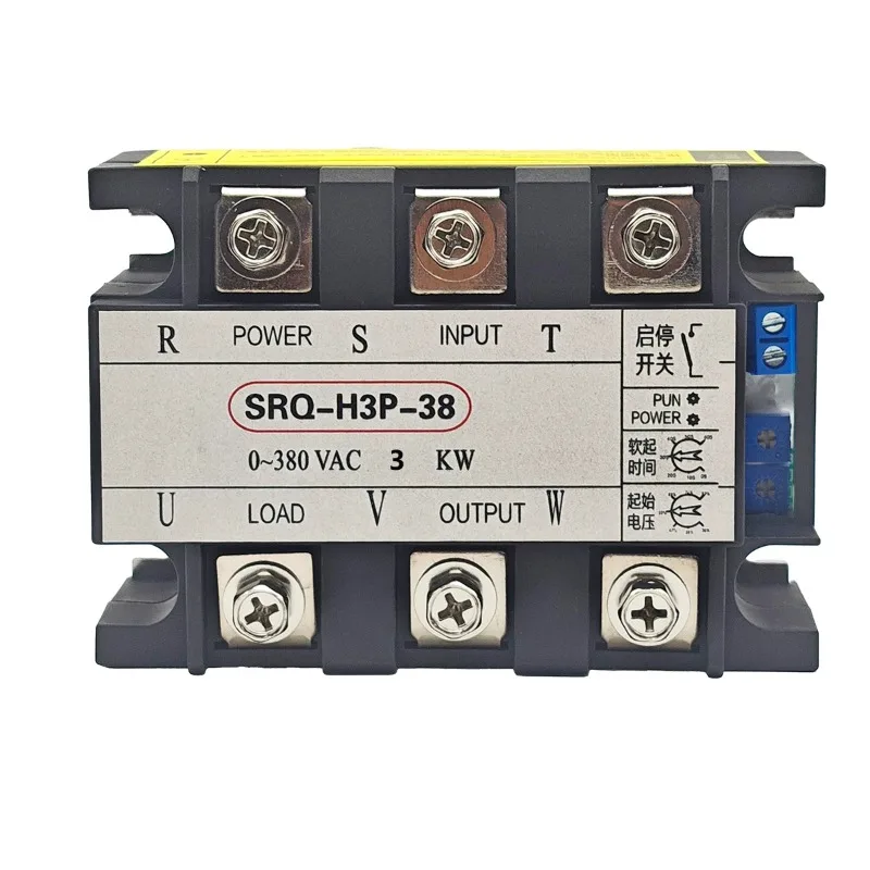 Three-phase motor soft start module On-line pump fan soft start and slow stop device