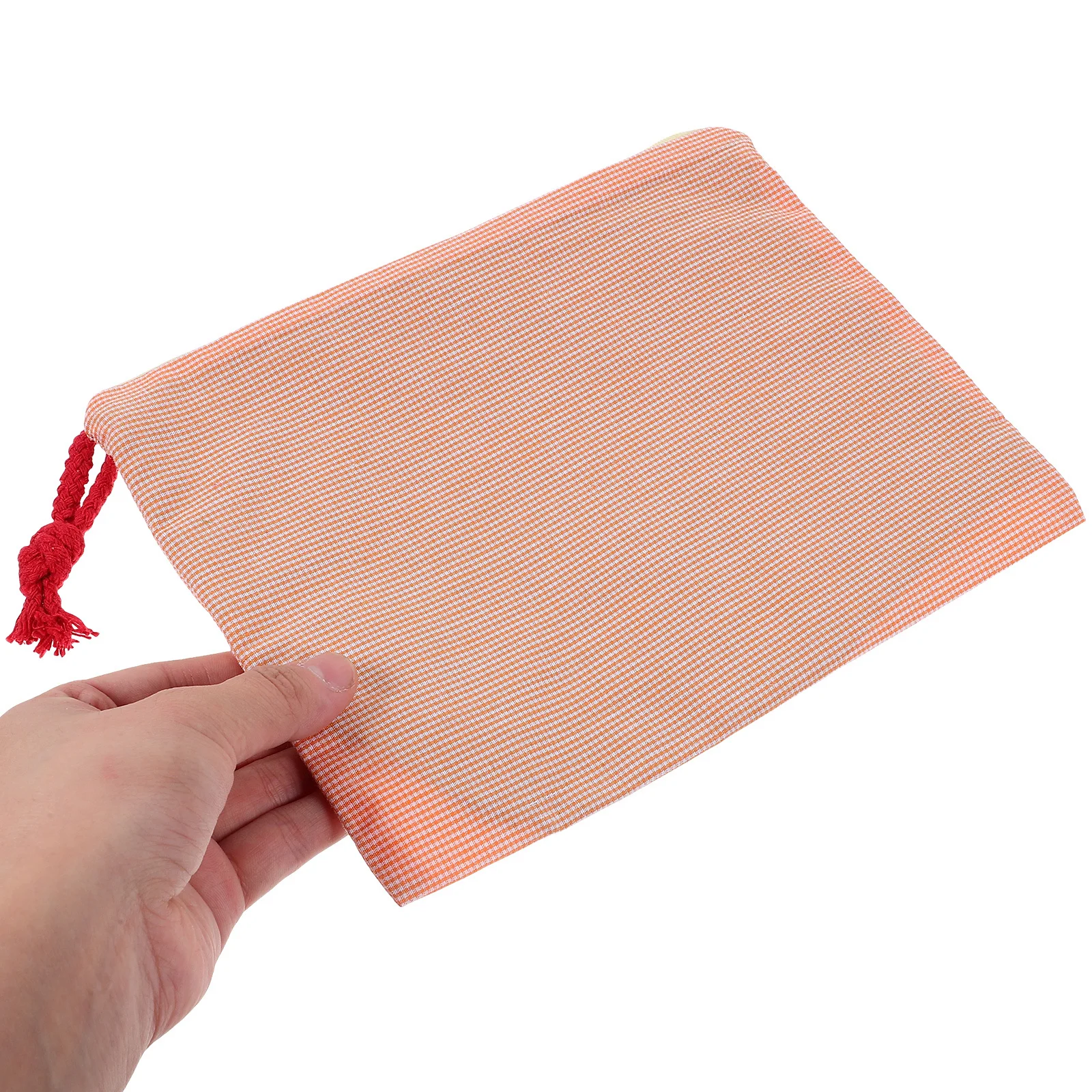 

Travel Bag Zipper Pouch Portable Organizer for Women Makeup Storage Durable Grid Pattern Design Makeup Bag