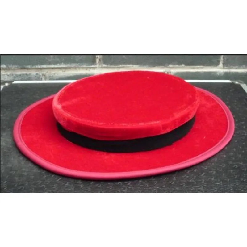 Red Folding Top Hat Magic Illusions For Magicians,Goocheltrucs Professionele Close-Up Magia Profesional Escenario