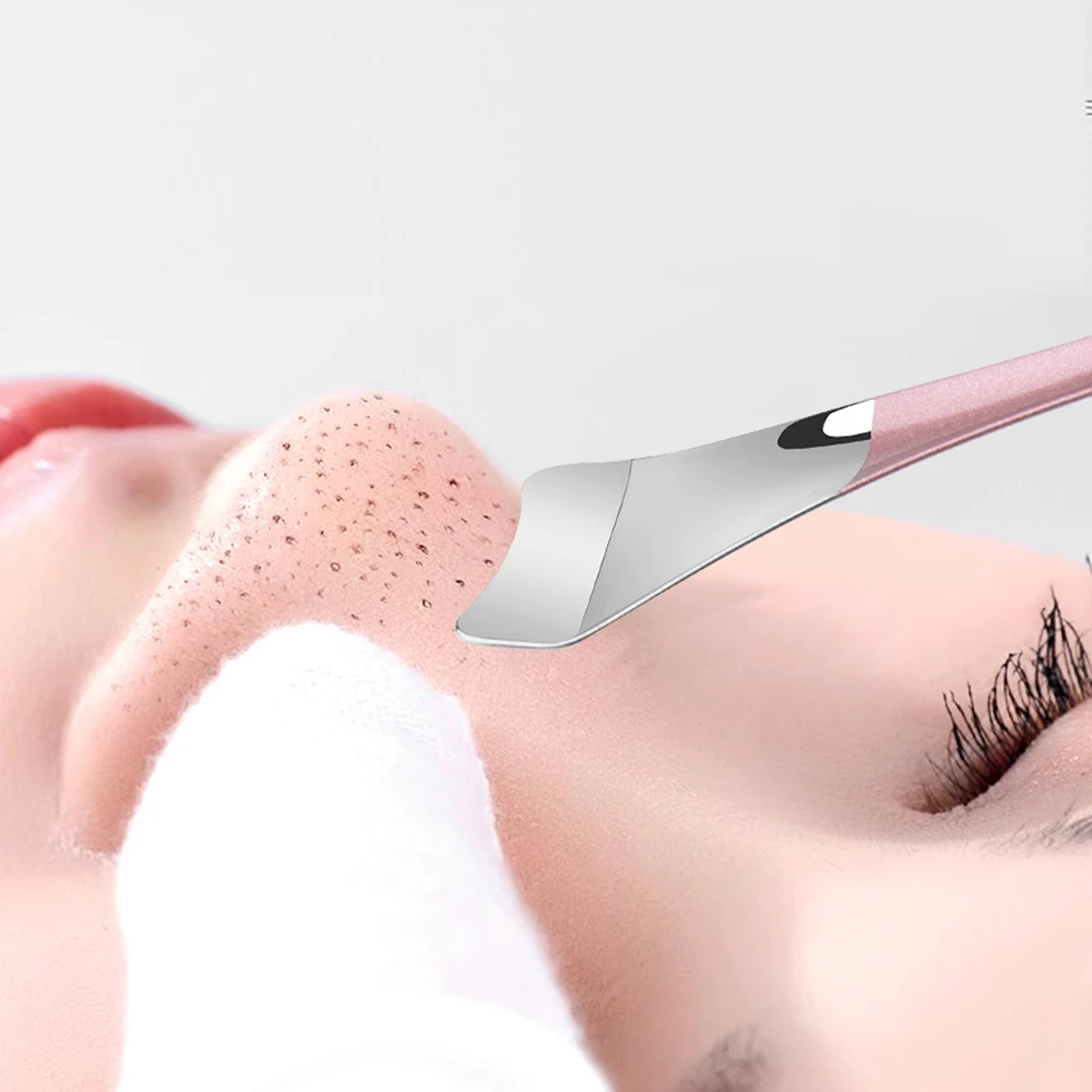 Blackhead Removal Tool Facial Scraper Skin Scrubber Face Spatula For Deep Pore Cleansing Blackhead Remover Beauty Skin Care Tool