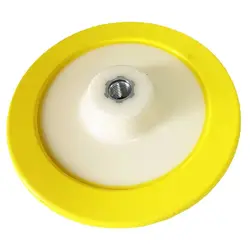 7“ 170mm Hook & Loop Backing Pad Thin Flexible Dual Action Car Polishing Buffing Plate M14 M16 Thread Connect Polisher Grinder