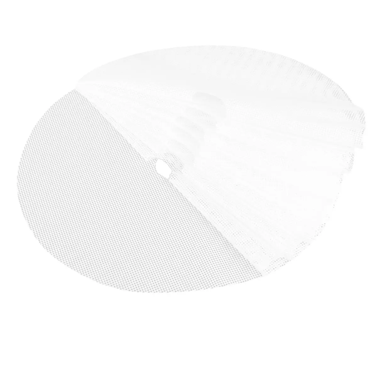 ABNH 10pcs Round Silicone Dehydrator Sheets, Non Stick Silicone Mesh for Fruit Dehydrator, Tray Liner Reusable