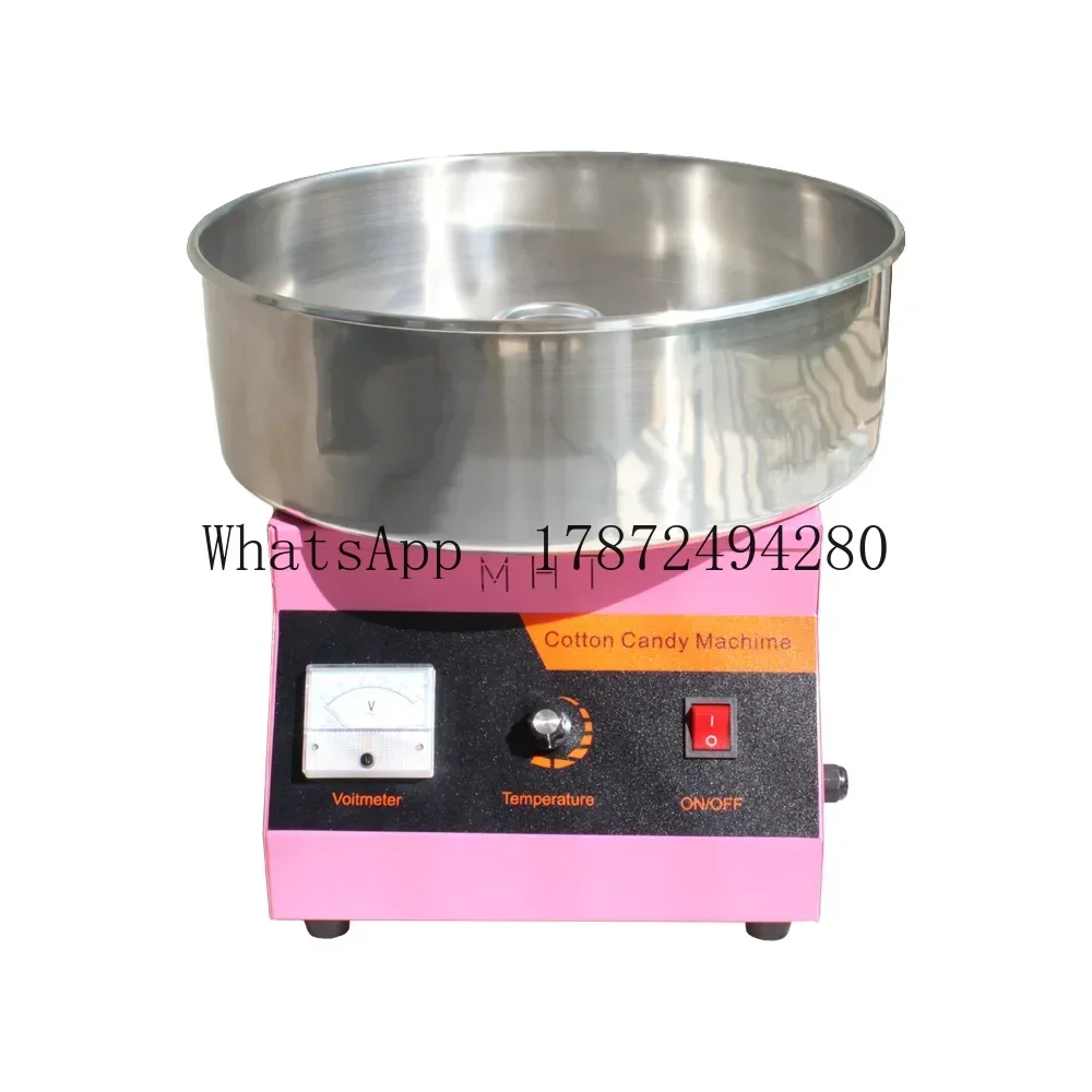 New Arrival Commercial Sugar Candy Floss Maker Electric Cotton Candy Machine Temperature Controls For Party Festival Carnival Ho