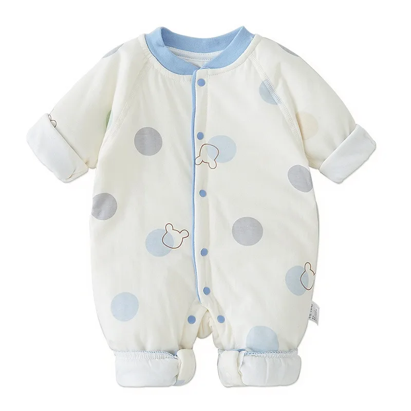 

Winter Fashion Long Sleeve Baby Boy Girl Romper 100%Cotton Soft Newborn Jumpsuits Clothing