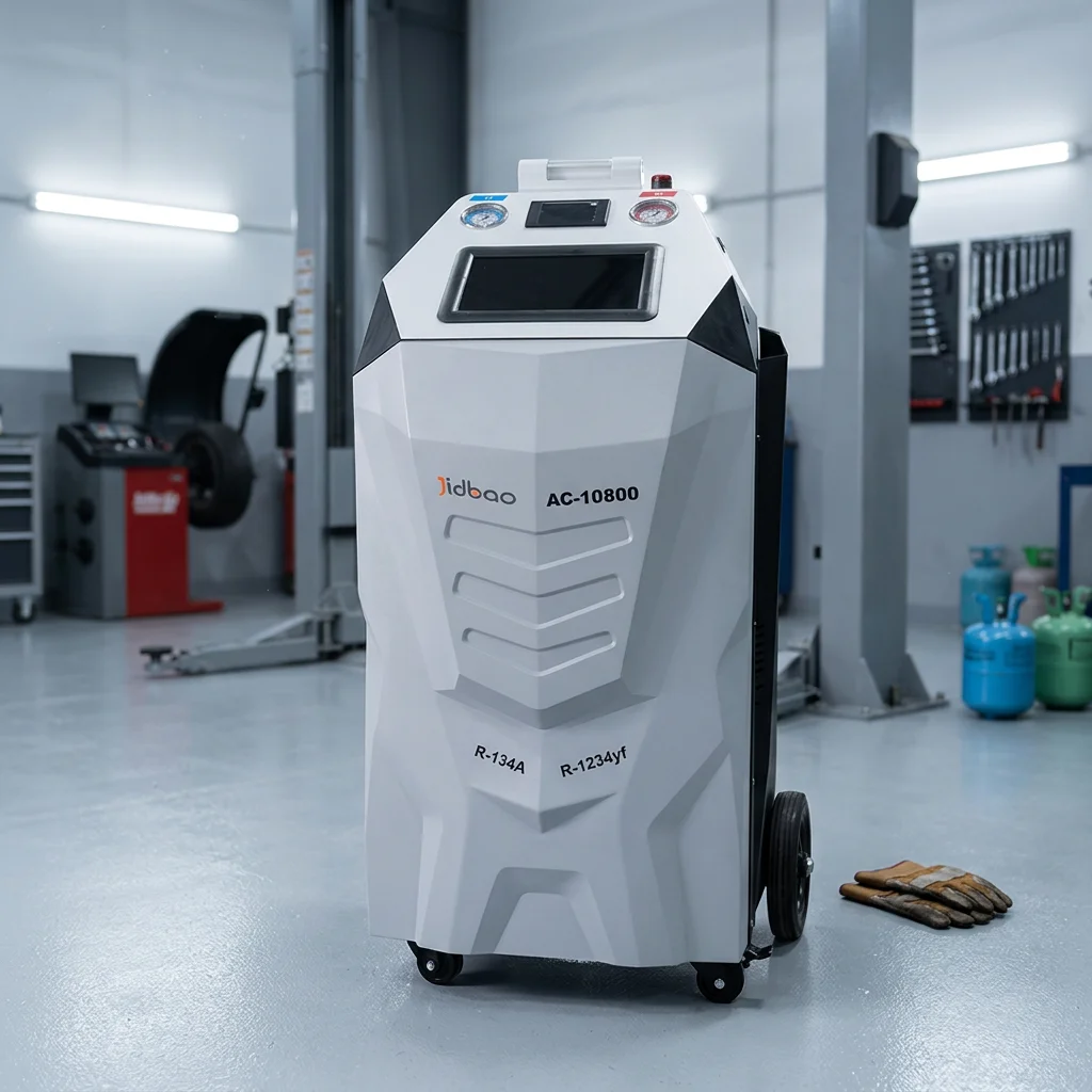 New Arrival Fully Automatic Dual-system AC Refrigerant R134A And R1234YF Recharge & Recovery Machine With Multilingual Selection