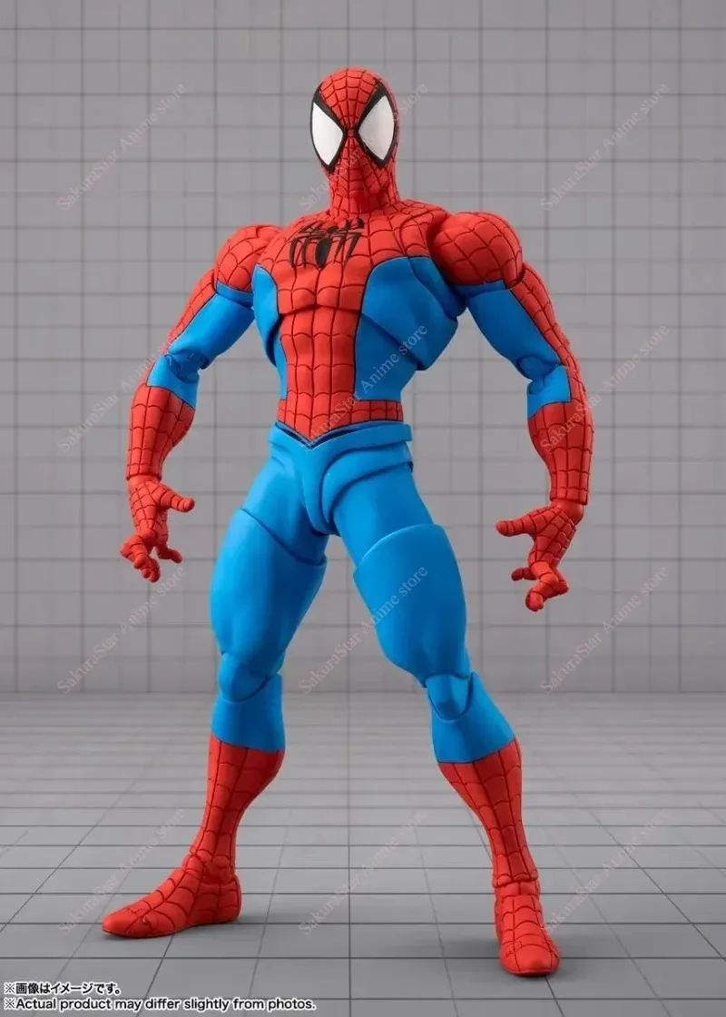

【In Stock】BANDAI SHF Spider Man Figure All Ages Replaceable Hands Face Web Effect Accessory Collectible