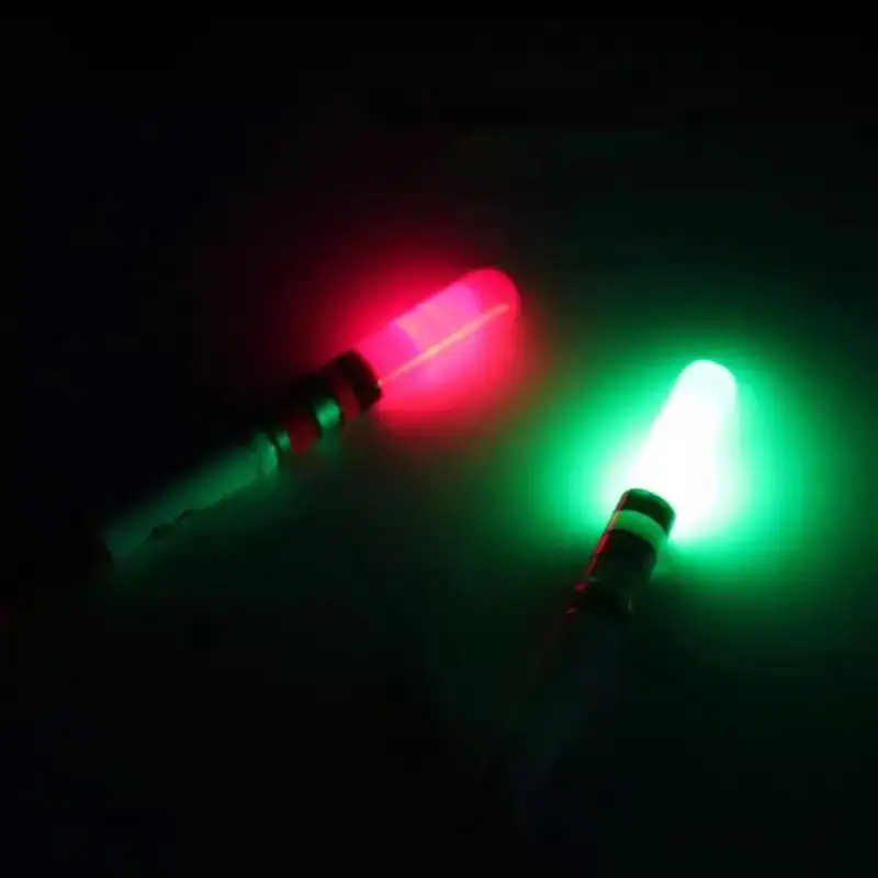 5pcs/lot Light Sticks Green / Red Work with CR322 Battery Operated LED Luminous Float Night Fishing Tackle