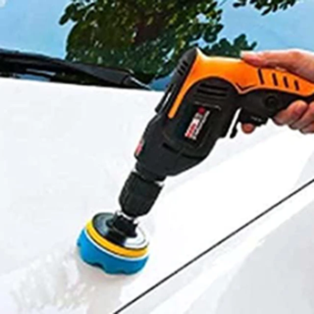 Polisher Polishing Pad 80mm 24pcs Polishing Sponge with Hex Shaft for Electric Polisher Electric Drill Impact Driver Polishing P AliExpress