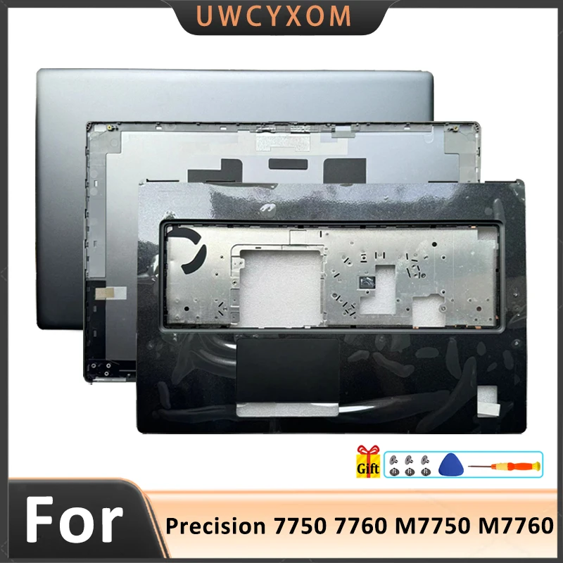 

98% новый чехол для ноутбука Precision 7750 7760 M7750 M7760, задняя крышка с ЖК-дисплеем, верхний корпус/подставка для рук/нижнее основание 0YNFPP 01VVYH