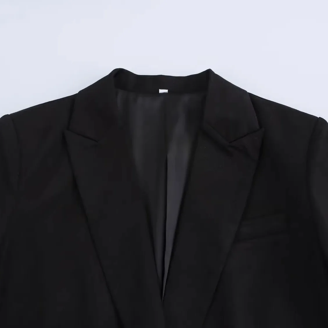 JNLEAOG 여성용 루즈핏 패셔너블 수트 재킷 벨트 포함 다용도 스타일 캐주얼 단색 폴리에스터 섬유 긴 소매