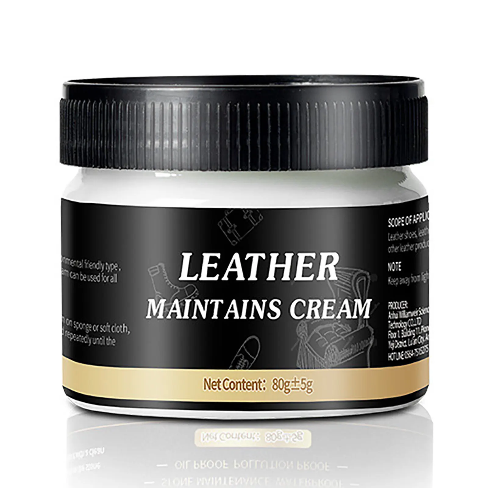 Leather Cream Leather Conditioner for Leather Pant Bag Shoes Furniture Car Seats Polishing Nourishment Care Leather Maintenance