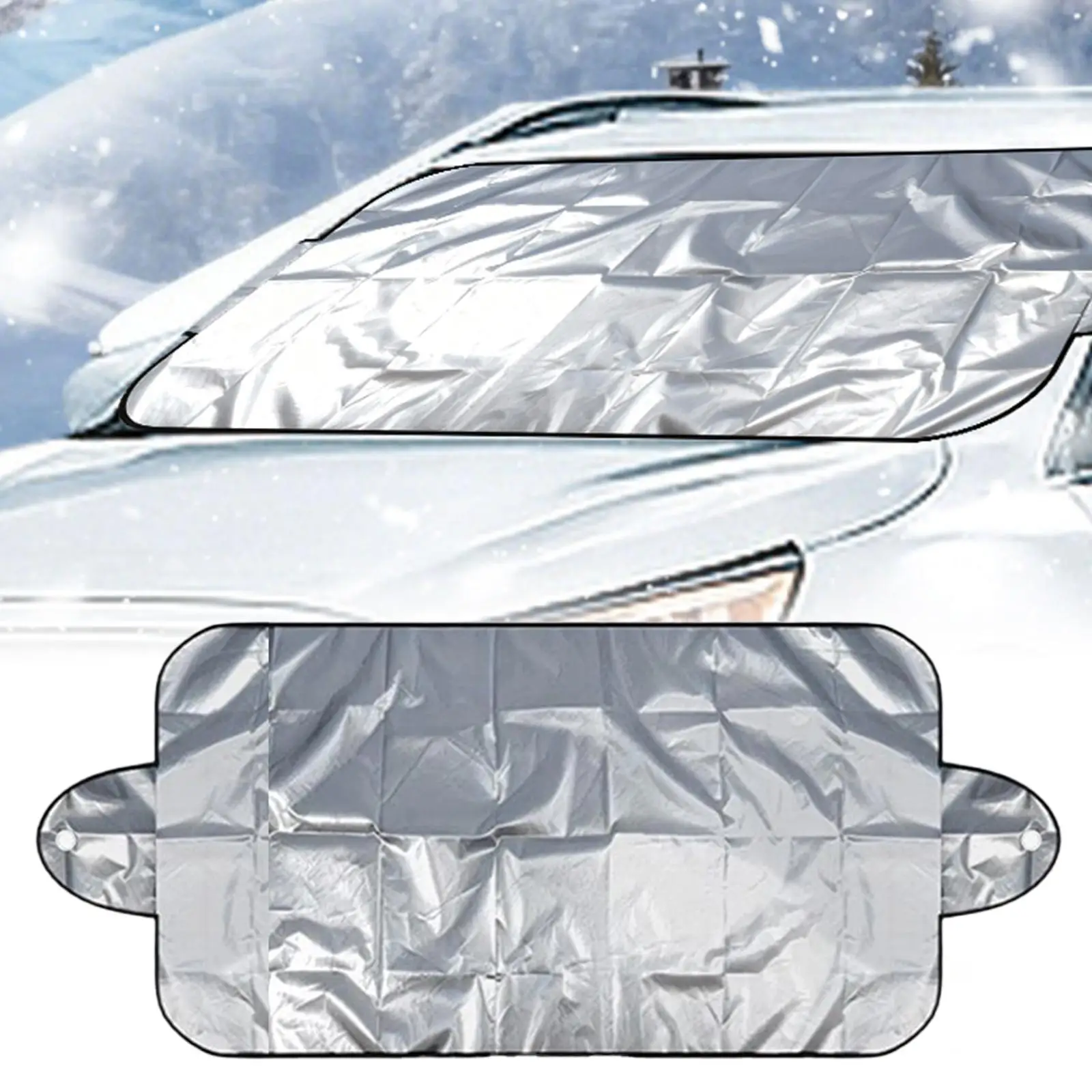 

Windshield Ice And Snow Protector Cover Car Rearview Mirror and Wiper Protection Covers Auto Supplies for Outdoor SUVs