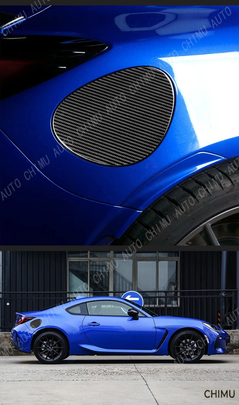 【CHIMU AUTO】 Dry Carbon Fiber Fuel Tank Cap Cover for Subaru BRZ for Toyota GR86 2022+ Exterior Trim Sticker