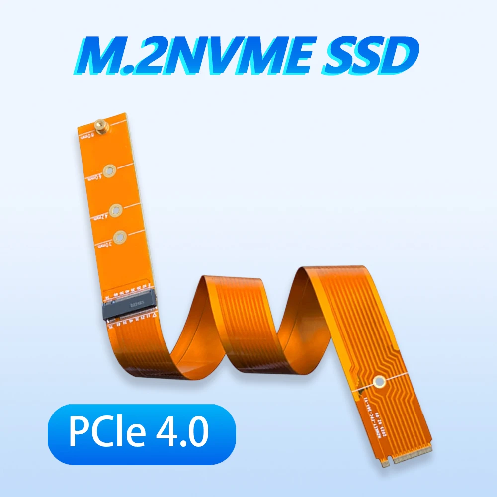 

PCIE 4.0x4 M.2 NVMe SSD Solid State Drive Extension Adapter Cable Full Speed M2 Ddr4 32gb Gaming Pc Accessories 2230 To 2280