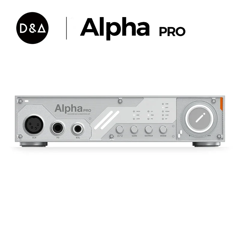 

D&A Alpha PRO HI-RES DAC & Headphone AMP MQA LDAC ES9039MSPRO Pure Preamplifier Function XU-316 DSD512 PCM 768kHz/32bit DA Alpha