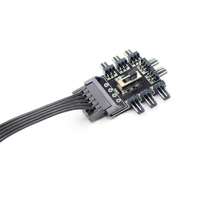 Qy-Multi Way Splitter Cooler Cooling Fan Hub PC & 2.5 Inch Ide To Sata Adapter, Convert Laptop 44 Pin Male Ide Pata