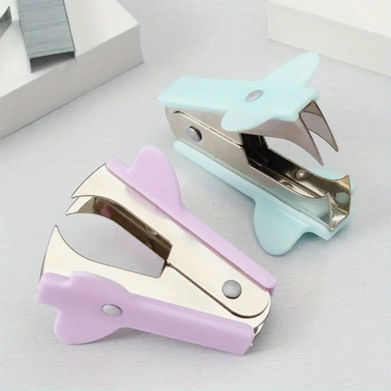 1-10Pcs Random Colors Office Desktop Staples Stapler Remover Stationery Tools Staple Remover For Office Desk Accessories