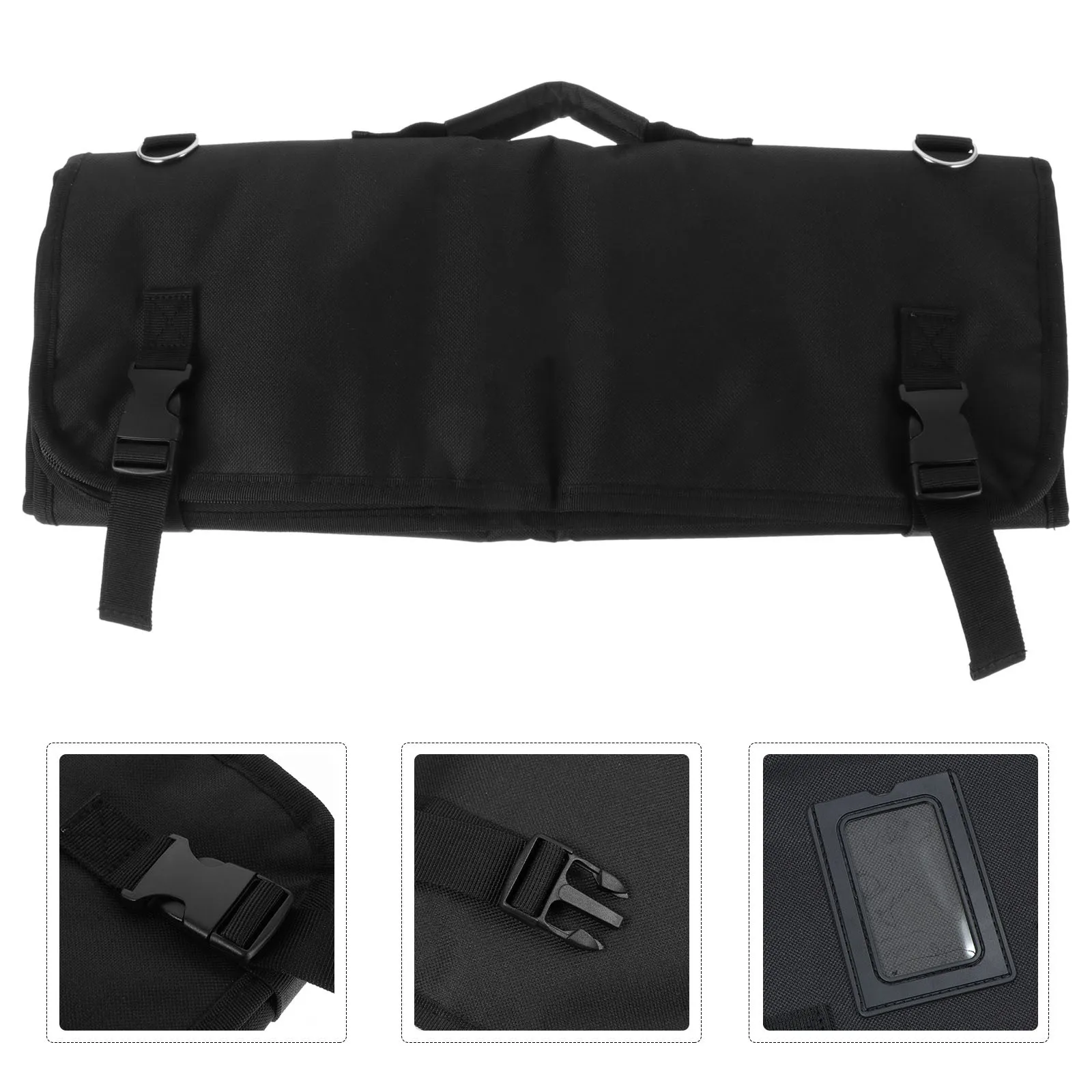 

Oxford Cloth Chef Cutlery Bag Large Capacity Portable Cutter Organizer Waterproof Kitchen Cutter Pouch for Outdoor Home