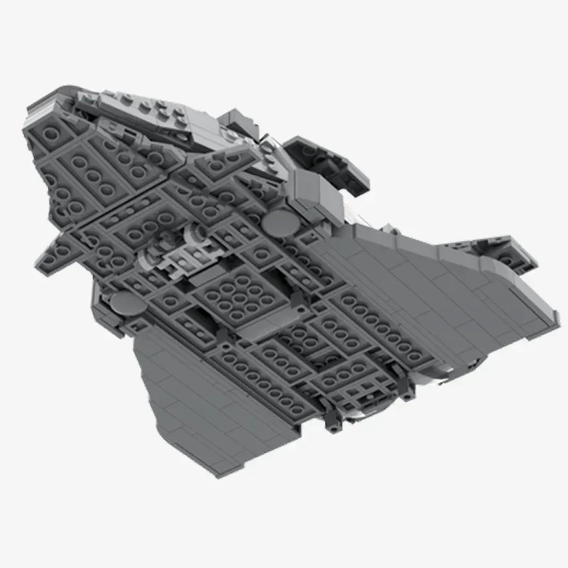 MOC-Briques de construction modèle militaire, échelle 1:300, technologie de la Gunship fédérale, blocs modulaires, cadeaux de Noël, jouets à assembler soi-même