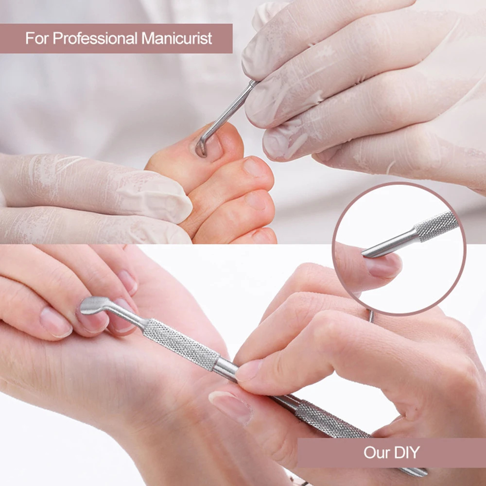 1PCS Pre-Behandeling Cuticle Pusher Dual Ended Cuticle Remover Russische Prep Nail Pushers Voor Manicure Pedicure Nail Art Care gereedschap