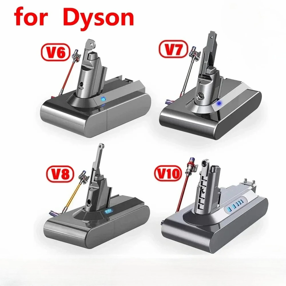 

8000mAh for Dyson V6 V7 V8 V10 Rechargeable Bateria SV10 SV11 SV12 SV09 Vacuum Cleaner Battery DC58 Battery for Sony Battery Cel