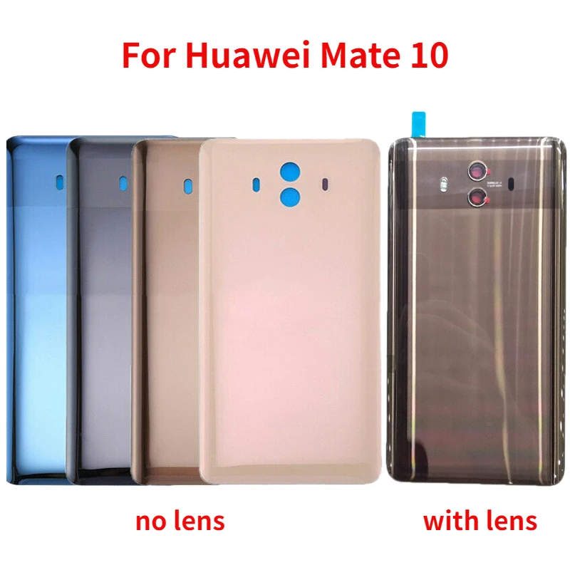 

Заднее стекло 5,9 дюйма для Huawei Mate 10, задняя крышка батарейного отсека, задняя крышка корпуса с клейкой заменой деталей