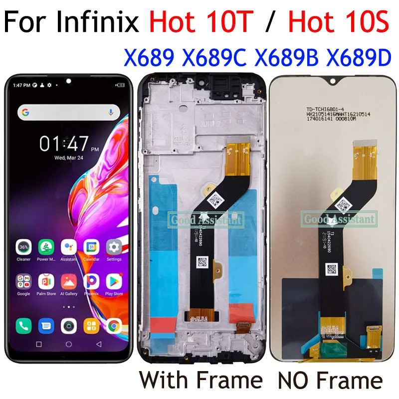 شاشة لمس LCD بحجم 6.82 بوصة للهاتف Infinix Hot 10T X689C/X689 X689B/X689D – تقييم شامل ونصائح عملية لاستبدال الشاشة
