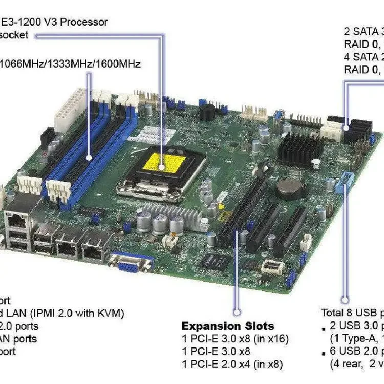 supermicro Main board MBD-X11SSL-F-B Micro-ATX  C232 chipset