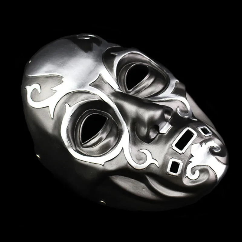 Death Eater Scary Mask for Halloween Party, Resin Props, Horror Mask, Masquerade Party Costume