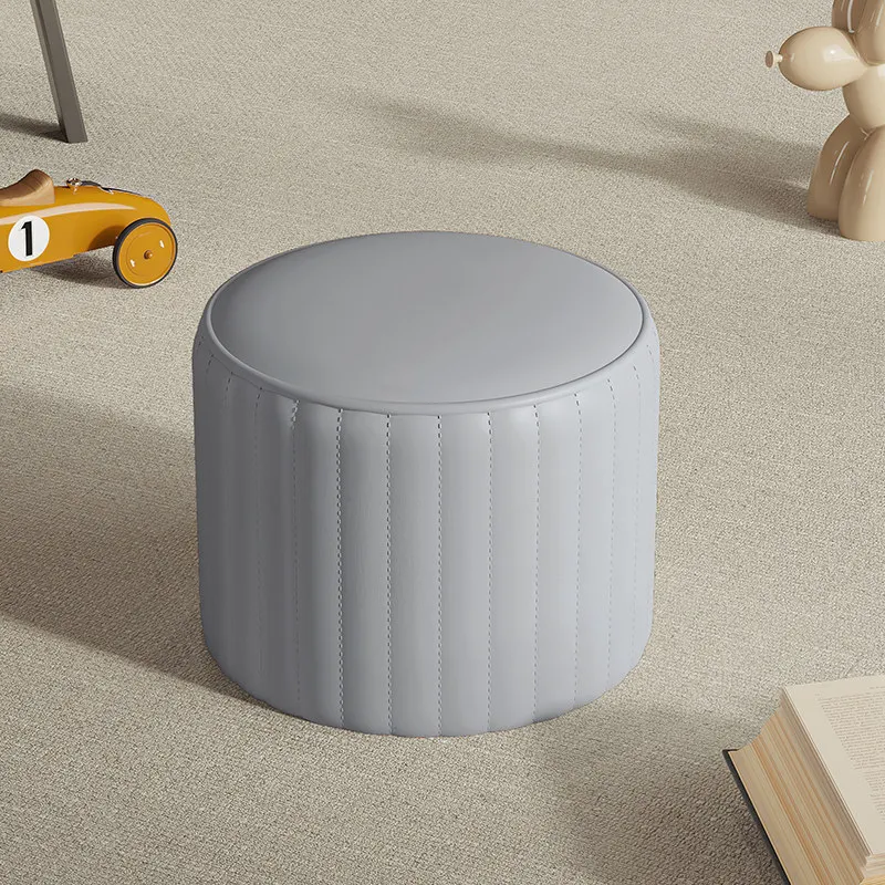 Small round seat pier household low stool light luxury shoe change living room coffee table