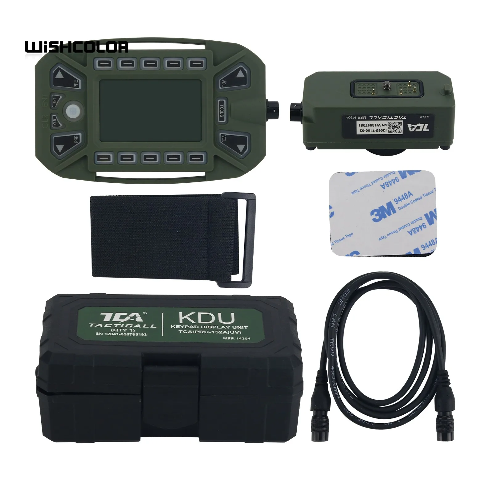 Hamgeek Tactical KDU Controller Keyboard Display Unit with Fast Aviation Interface for PRC-152A Multifunctional Walkie Talkie