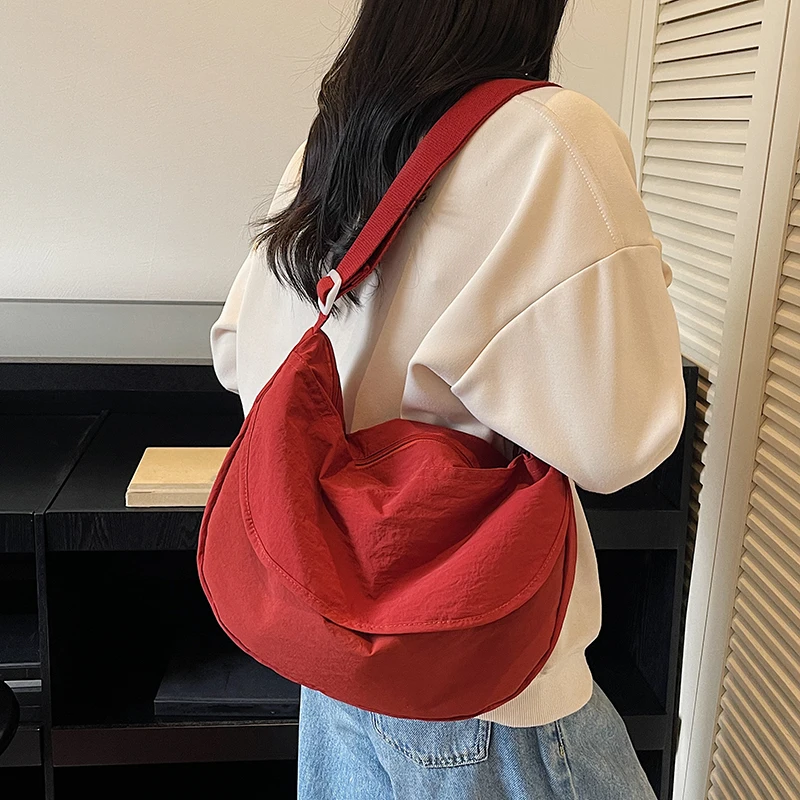 

Casual Solid Color Crossbody Bag, Multi Compartment Storage, Women's Shoulder Bag, Suitable for Daily Use,shopping,commuting,etc
