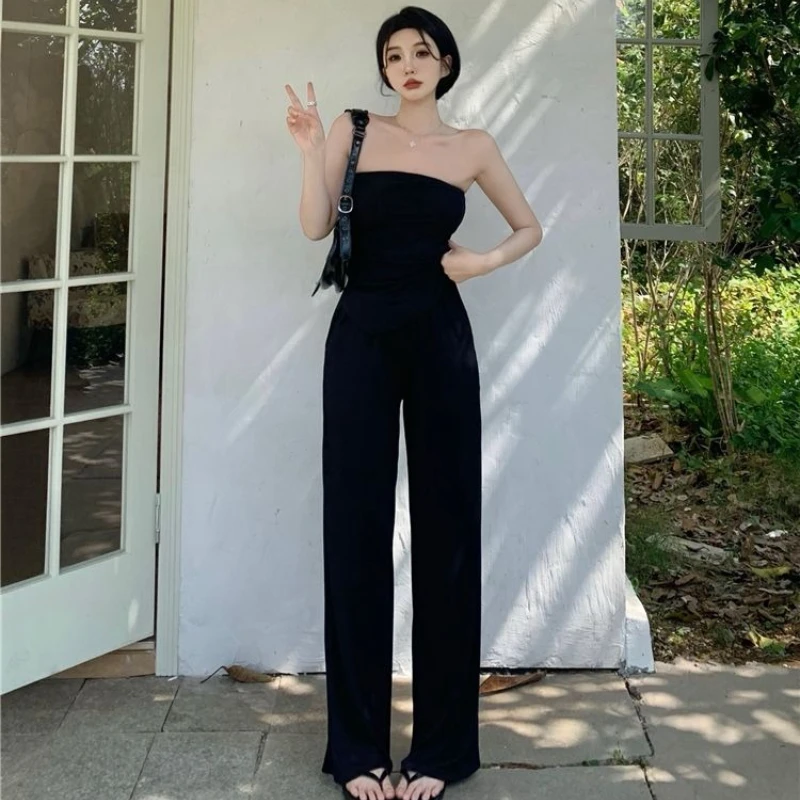 

Sexy Pant Sets for Women 2 Pieces Luxury Promotion Co Ord Wholesale Bulk Clothing Sales New Matching High Waist Trousers Woman