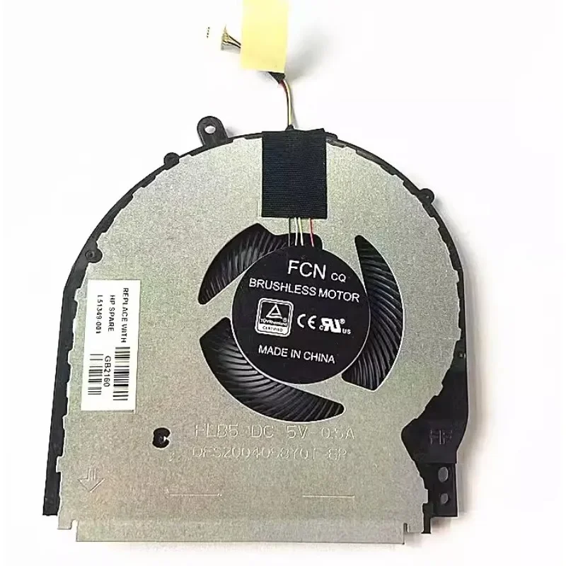 

Original New CPU Fan for HP X360 14-DH L51102-001 TPN-W139 Laptop Cooling Fan DFS2004058Y0