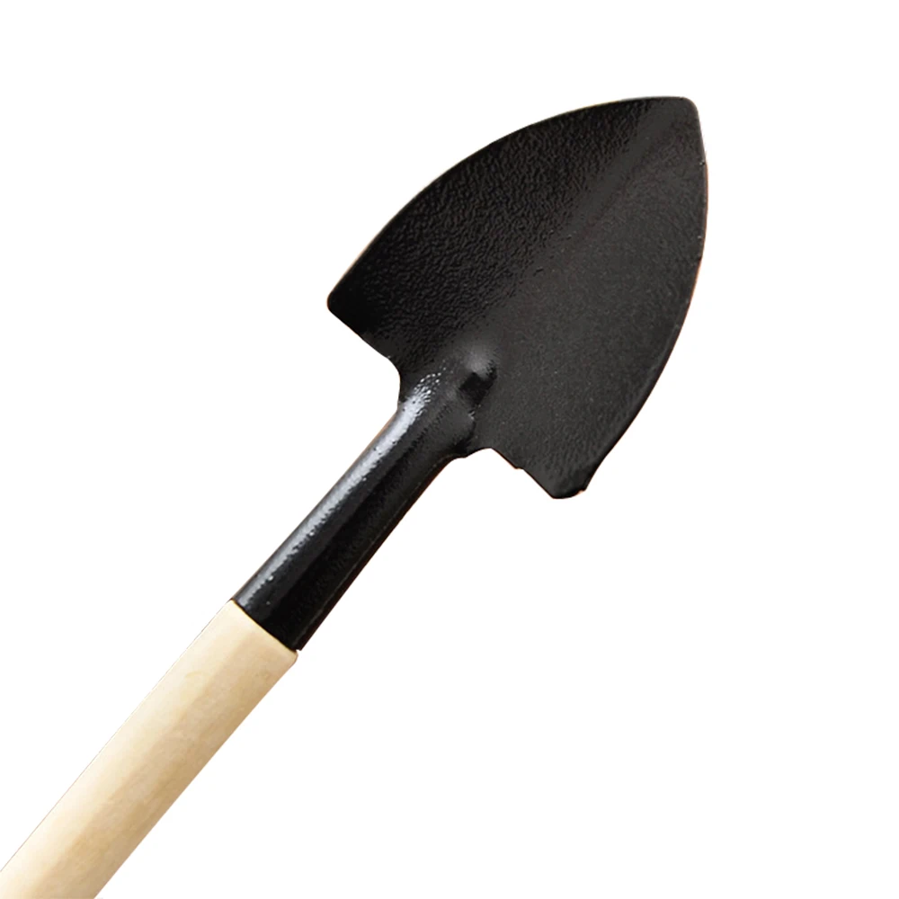 3 قطعة مجرفة صغيرة مرحبا أشعل النار مجموعة أداة حديقة صغيرة بونساي أداة مجموعة مقبض خشبي رئيس معدني مجرفة المجرف للزهور بوعاء النبات