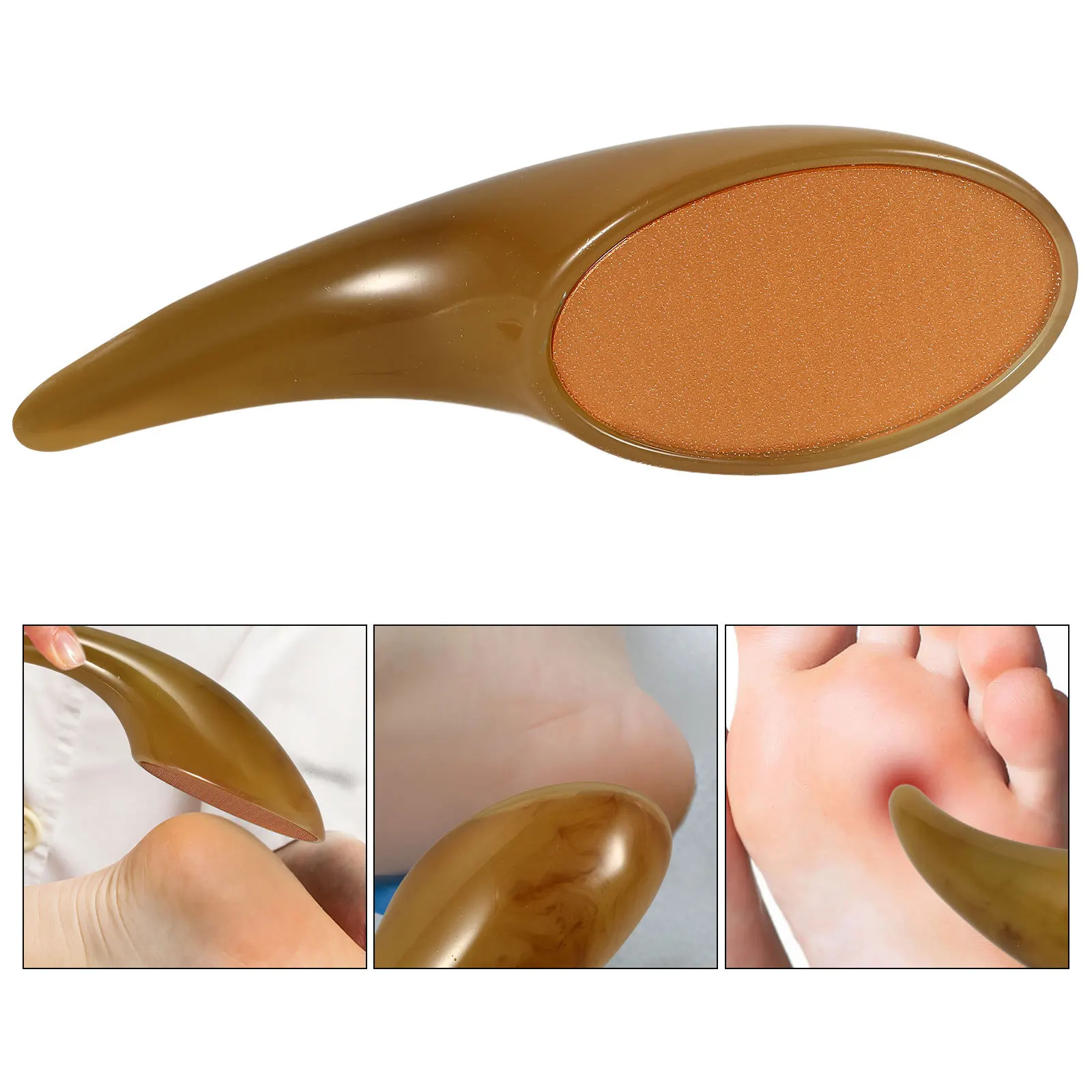 

Handheld Foot File Advanced Grinding Callus Remover Portable Pedicure Exfoliating Tool Manual Foot Scraper for Smooth Feet