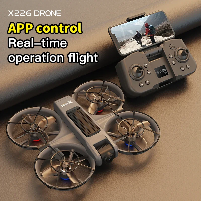 DWi X226 VR FPV Mini Drone 4K HD Cámara Dual avión Motor sin escobillas WIFI 5G RC Quadcopter flujo óptico posicionamiento juguetes regalos