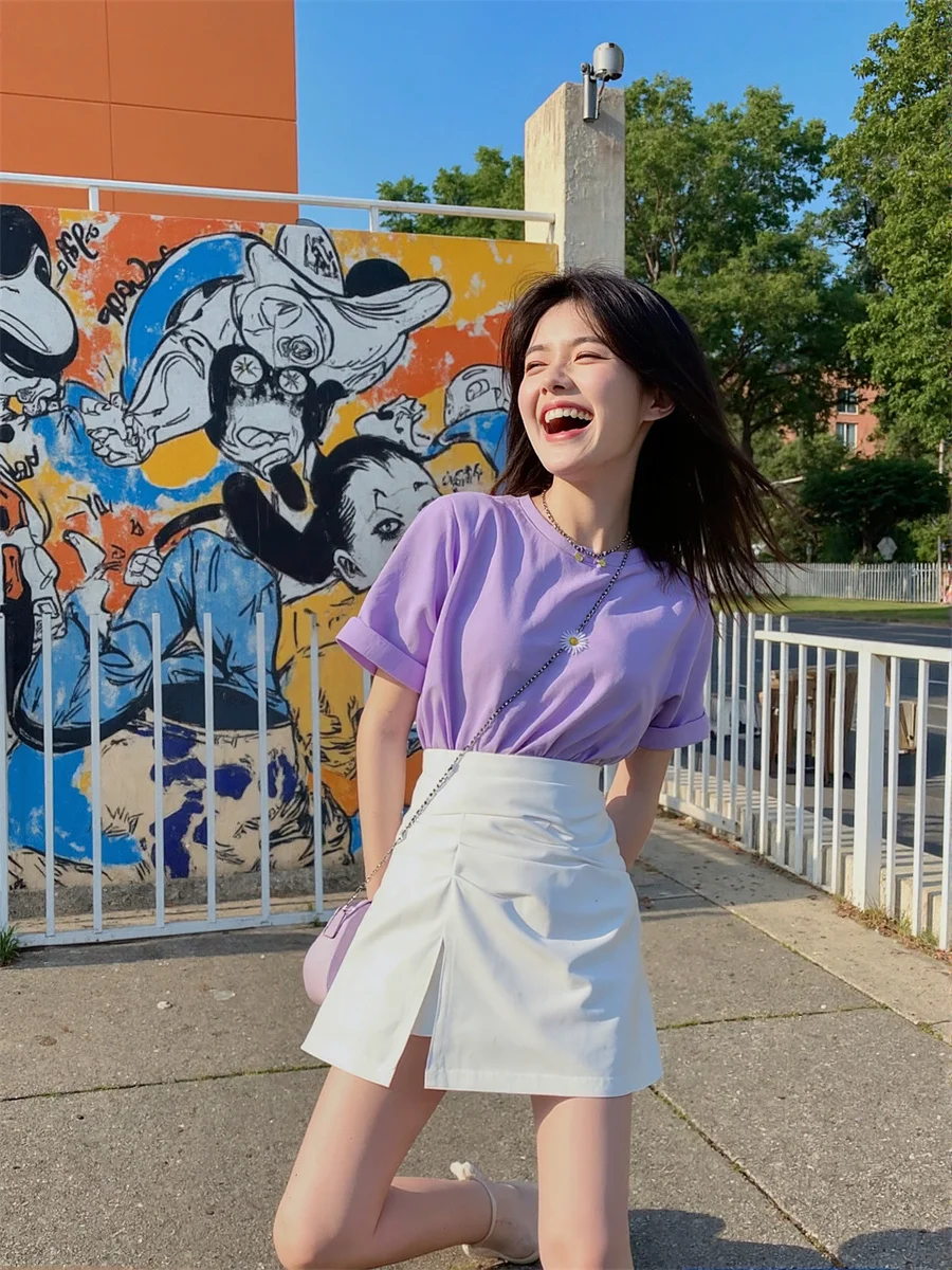 Gonne bianche nere con orlo a pieghe Divise da donna Kawaii Cute Girls Student Uniformi scolastiche Jk College giapponese Primavera Dolce artistico