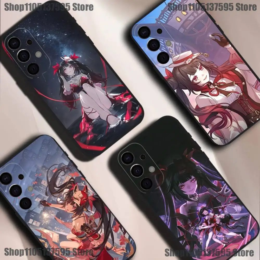 

Hanabi Honkai Star Rail Sparkle Phone Case For Samsung S25,S24,S21,S22,S23,S30,Ultra,S20,Plus,Fe,Lite,5G Black Cover