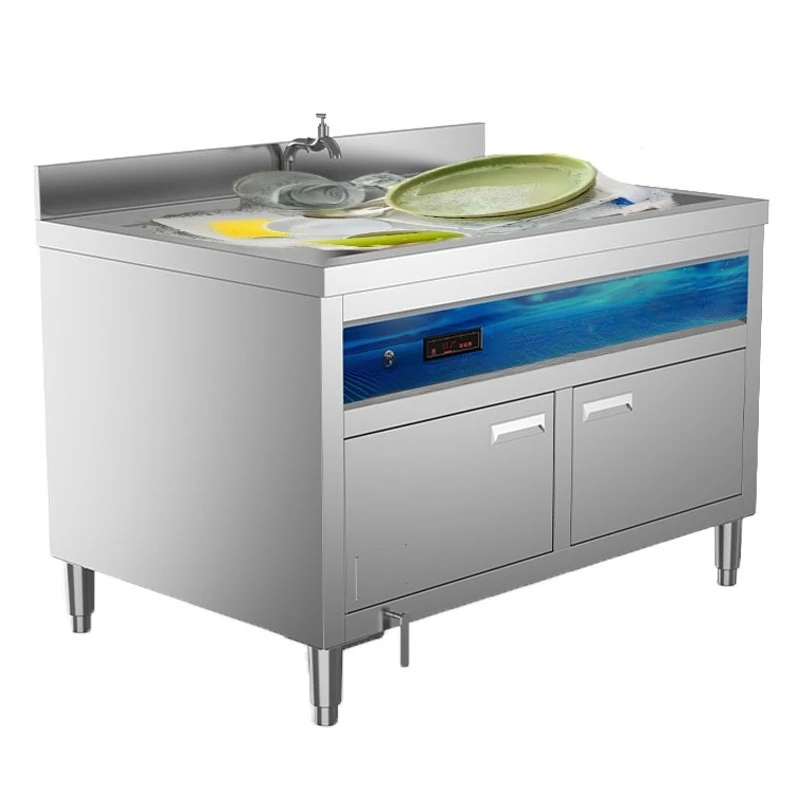 Cozinha comercial de aço inoxidável, máquina de lavar frutas e vegetais, equipamento de cozinha