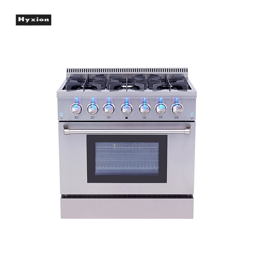 USA home kitchen Appliance Freestanding 36inch dual fuel gas range gas cooker oven