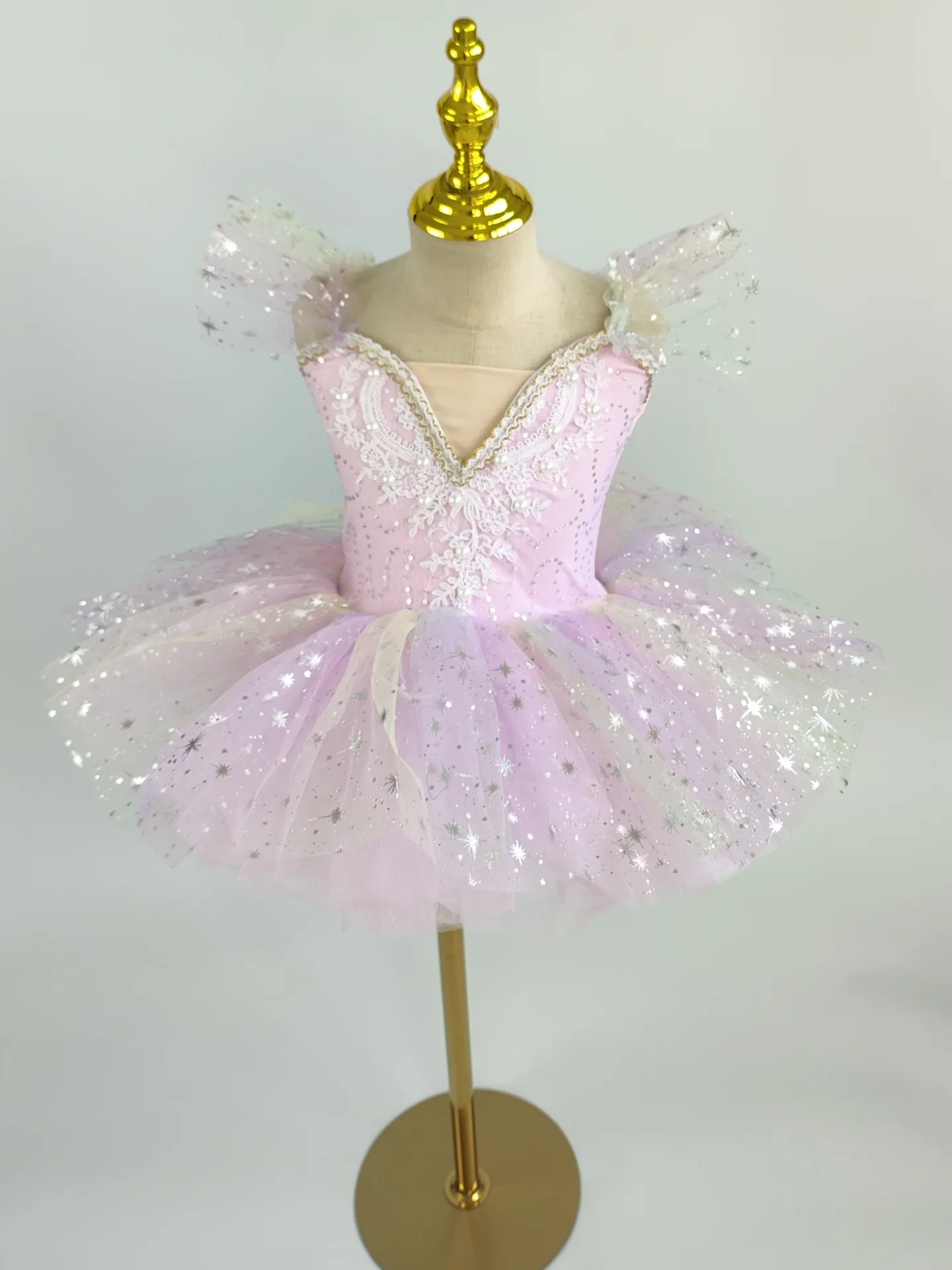 Children's dance skirts, ballet girls' cygnet dance clothes can be changed in color, pattern details, etc