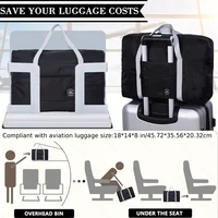 Portable Foldable Travel Duffle Bag Large Capacity Sports Gym Bag, Lightweight Carry on Luggage Duffle Bag Coach Bag Travel Bag 5