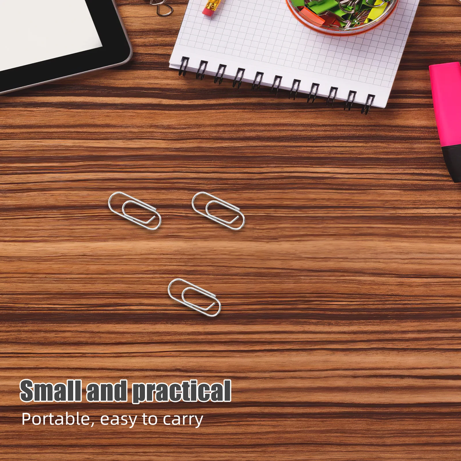 200 قطعة مقاطع الورق المعدنية الصغيرة 15 مللي متر مشابك الموثق الصغيرة للمستندات المذكرات المجلات مكتب المدرسة ورقة السحابات