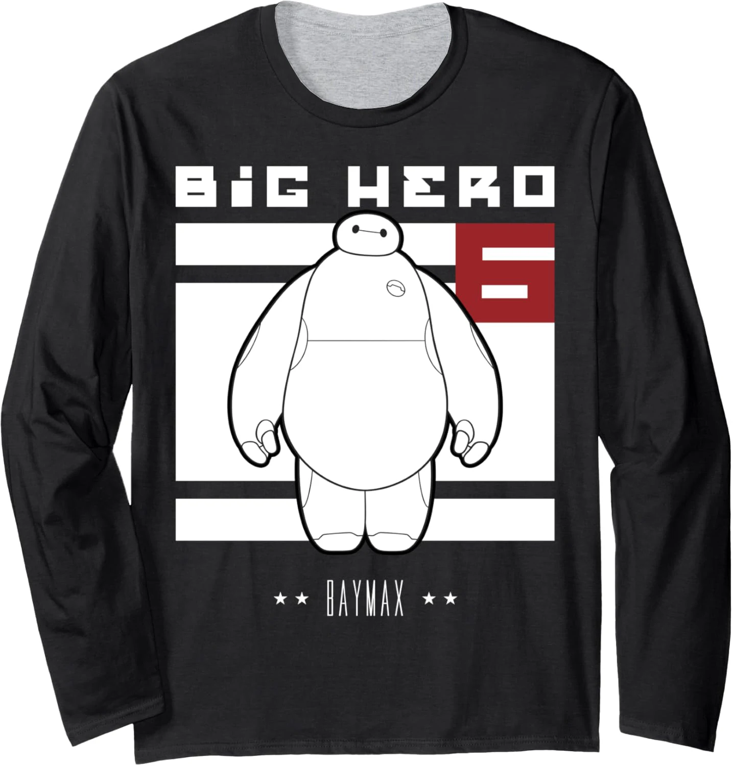 

Disney Big Hero 6, робот Baymax, все белые футболки с длинными рукавами для взрослых и детей, быстросохнущие, повседневные, удобные, стильные, мягкие, эластичные
