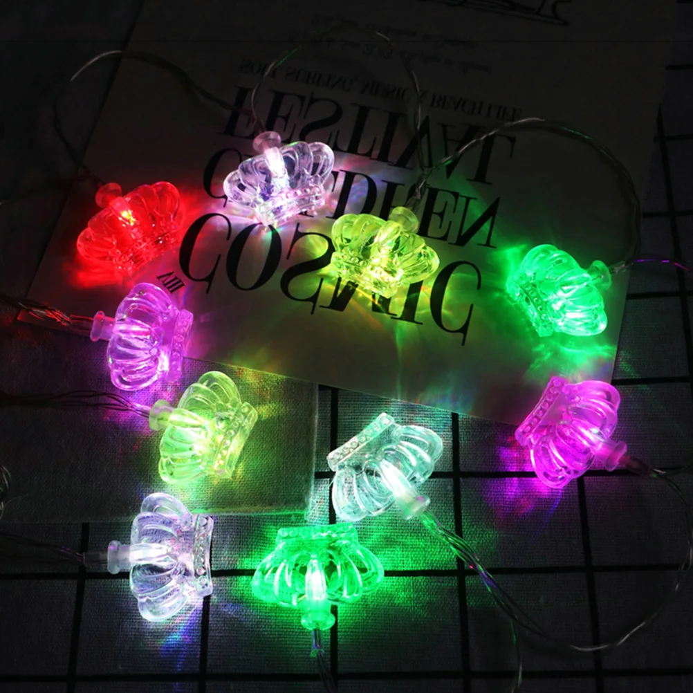 

10 LED Crown String Lights Fairy Light Decoration for Wedding Party Garden Birthday without Batteries
