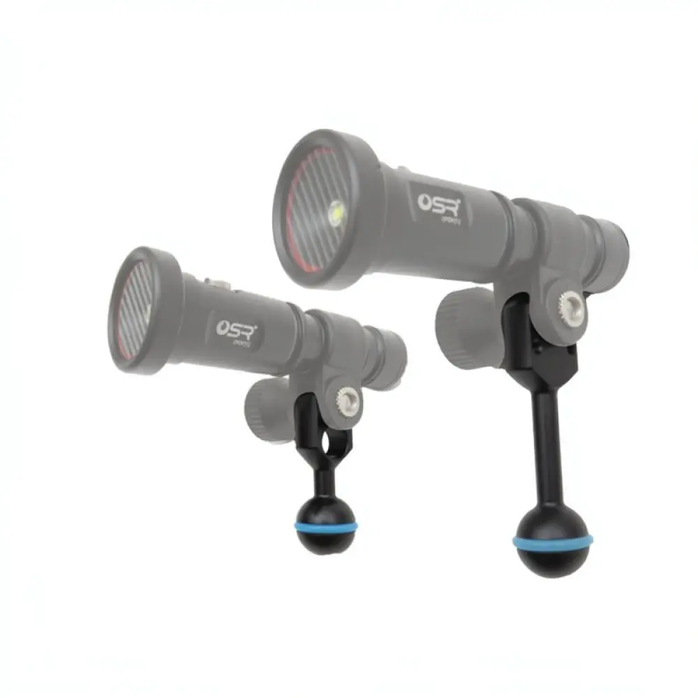 Underwater Diving Photography Ball Head To For YS Connector Aluminum Alloy Extension Arm Mount For Scuba Lighting Gear
